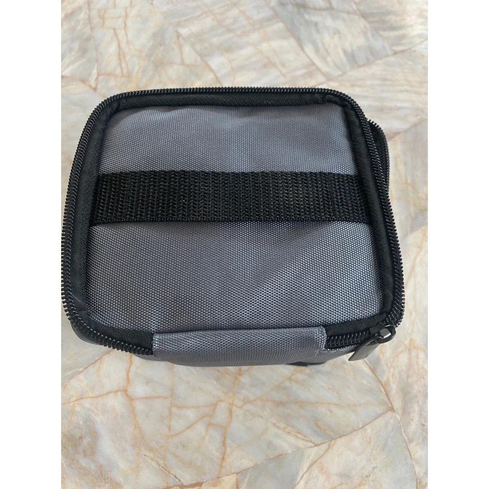 Waterpik Travel Storage Case Gray Nylon Padded Zippered Bag with Mesh Pocket